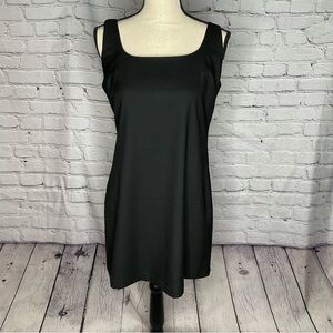 Banana Republic Factory Black Sleeveless A-line Mini Dress 10P NWT